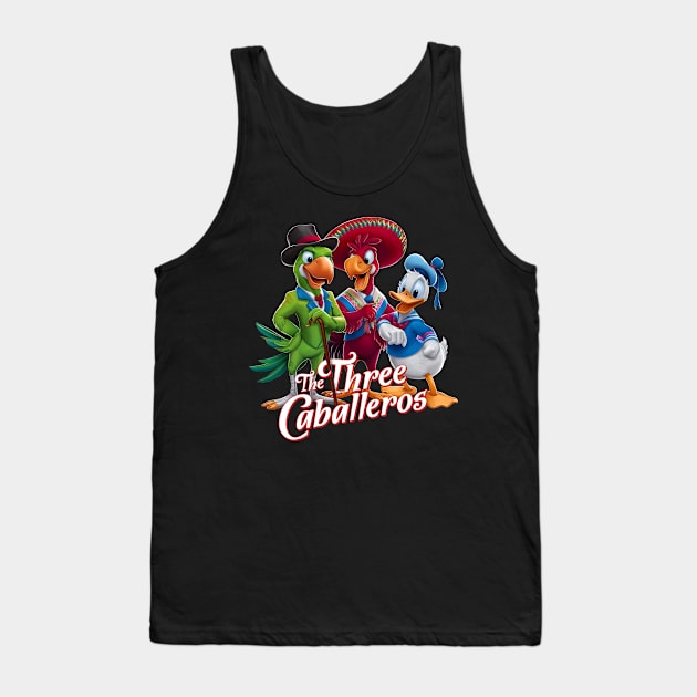 The Three Caballeros Tank Top by Florian Sallo